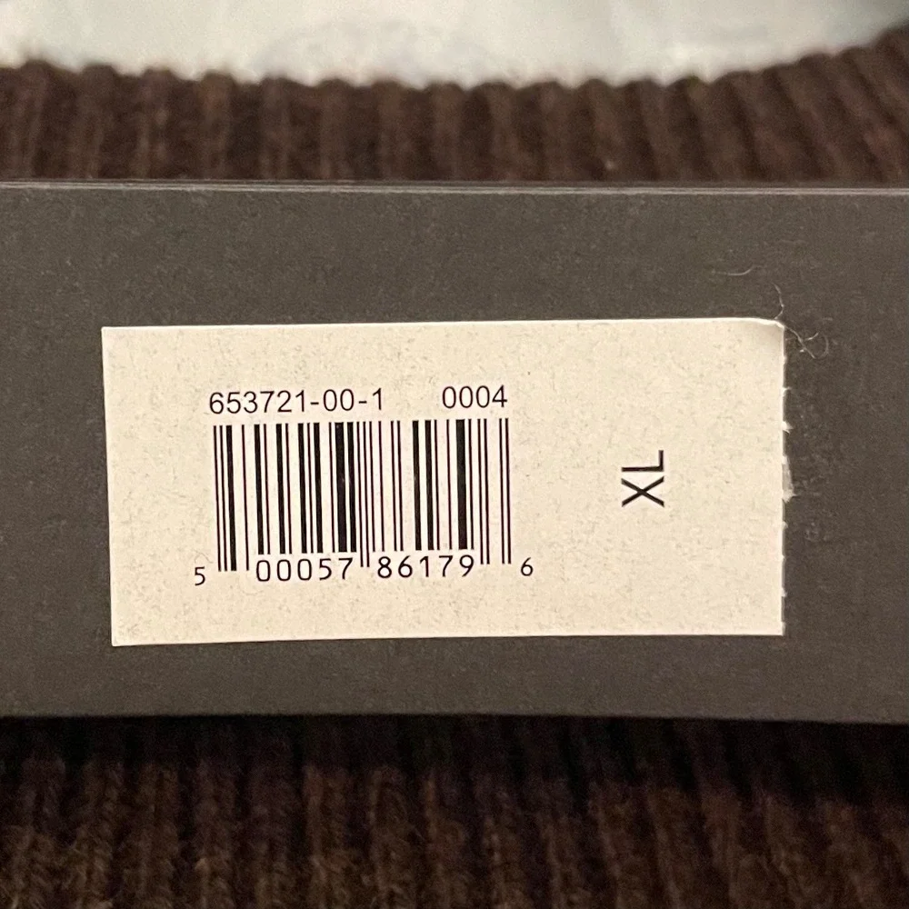 Banana Republic Italian Merino Wool Blend Waffle Knit Sweater Brown Mens XL Y2K